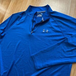Under Armour Heat Gear Quarter Zip Performance Pullover- Men’s Large
